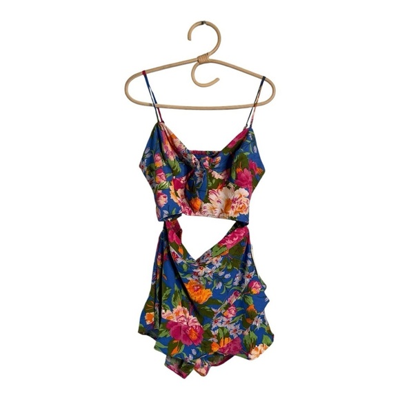 Hawaiian Romper with Midriff Cutout by Lottie & Holly (Band of Gypsies) NEW - Picture 1 of 15